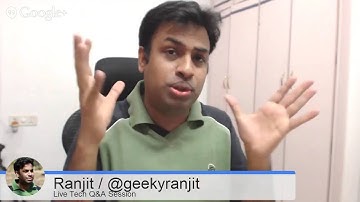 #25 Live Tech Q&A Session with Geekyranjit
