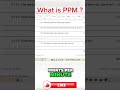What is PPM ? #computer #education #computereducation #exams