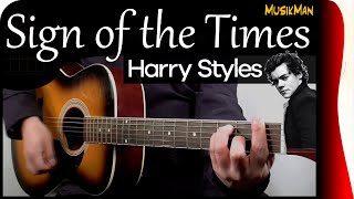 SIGN OF THE TIMES 🎹 - Harry Styles / GUITAR Cover / MusikMan #109 chords