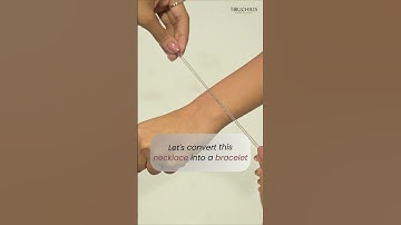 Convert Your Necklace Into a Stunning Bracelet 💫 | Touch925 #Trending #Shorts #jewelleryhack