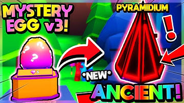 ☢️MYSTERY EGG V3!! NEW *ANCIENT* SECRET PYRAMIDIUM!! - Mining Simulator 2 (Roblox)