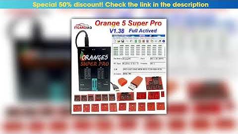 Hot Picks Orange5 V1.38 Full Activation   Programmer Orange 5 Super Pro Professional ECU Programmin