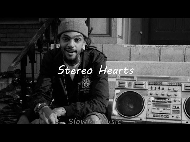 Gym Class Heroes ft. Adam Levine - Stereo Hearts (Slowed & Reverb) 1 hour loop class=