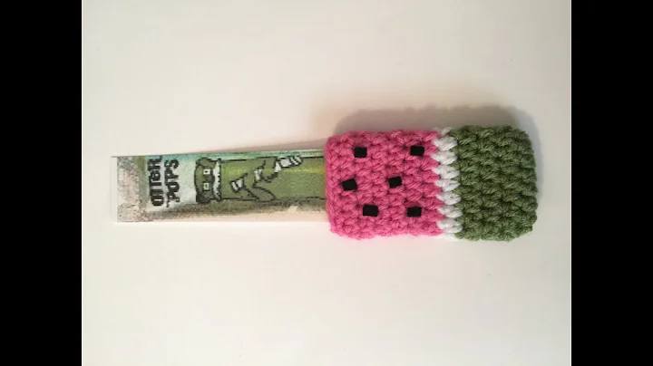 Learn to Crochet a Watermelon Otter Pop Cozy