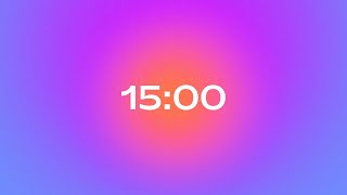 Purple Aura 15 Minute Timer | Aesthetic Twilight Gradient