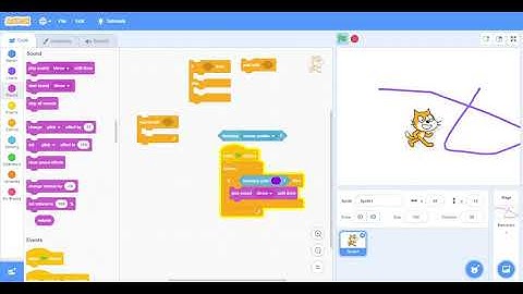 Scratch part 2(Sensing/Operators)