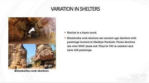Variation in Shelters | Social Science | Class V