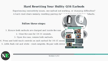 How to Hard Reset Hsility Q16 Earbuds – Re-Pair, One Side Not Working & Charging