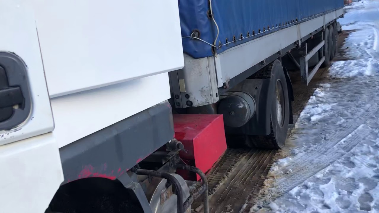 Даф 95 xf заварили дырки в кабине. - YouTube