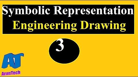 Symbolic Representation Part-3 (in hindi)|| Engineering Drawing|| RRB CBT-2 ALP and Technician||