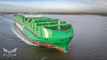 EVER ECO - MAIDEN TRIP TO THE PORT OF ANTWERP - NEW BUILT