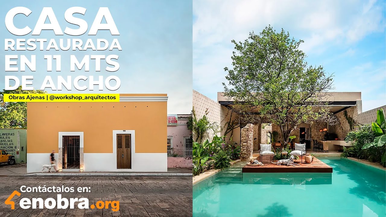 Una JOYA de CASA en MÉRIDA CON UNA ALBERCA PARADISÍACA | @workshop_arquitectos