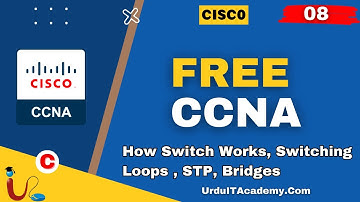 FREE URDU CCNA Lecture 8: How Switch works, switching loops , STP, Bridges