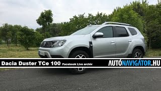 Dacia Duster Tce 100 Facebook Live Archiv Youtube