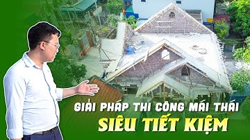 KISATO Bật Mí Giải Pháp Thi Công Mái Thái Siêu Tiết Kiệm Cho Nhà Vườn Tại An Dương, Hải Phòng