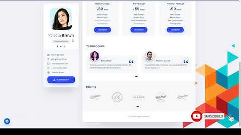 Vcard - CV Resume WordPress Theme creative elementor