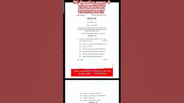M.SC QUESTION  SEMESTER-3 PAPER-9 SESSION 2022-2024 INFORMATION TECHNOLOGY VBU UNIVERSITY 🔥🍁💫😻🥵🗞️📜ℹ️