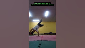 Macaco, Meia Lua e Queda de Rins na Capoeira em 17 Segundos! 💥📌 #Hashtags:#CapoeiraInteligente