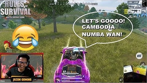 "FUNNY CAMBODIAN GUY" Random Duo #7 (Rules of Survival)