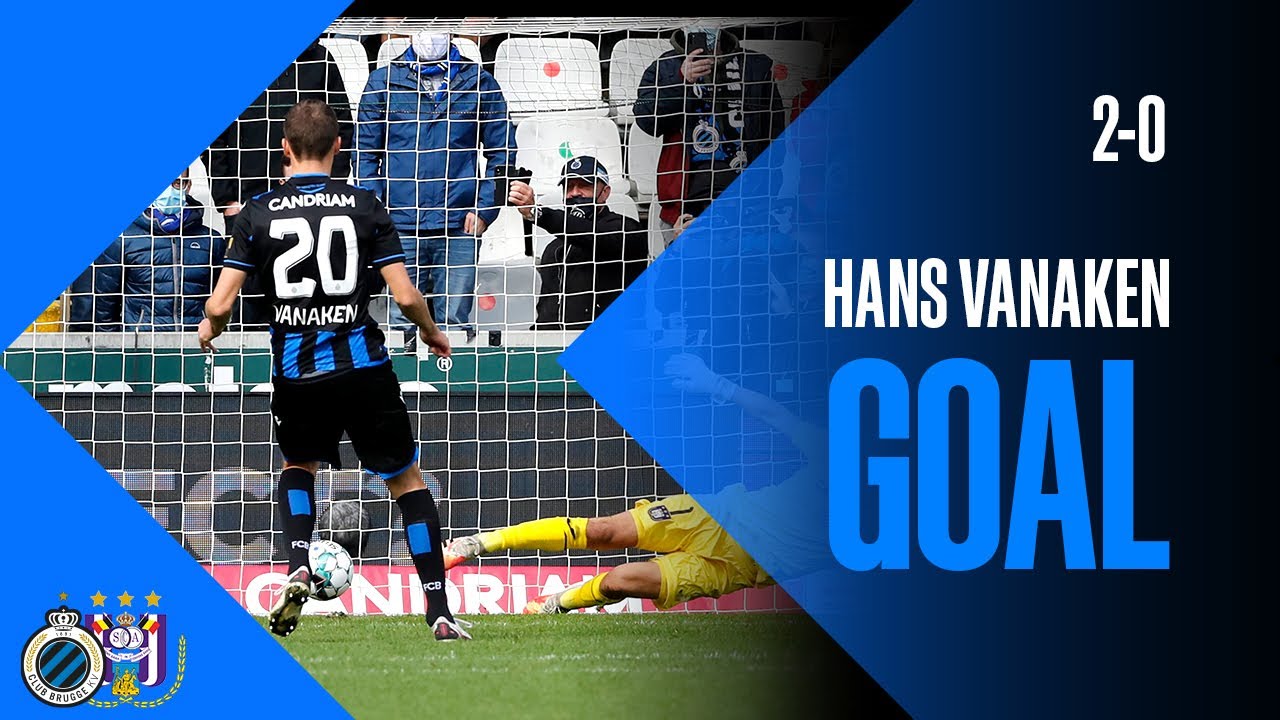 Club Brugge - RSC Anderlecht | 2-0 | goal Vanaken | 2020-2021 - YouTube