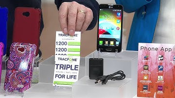 LG Tracfone Prepaid Android 4.5"Touchscreen w/ 1200 Minutes Text & Data with Rick Domeier