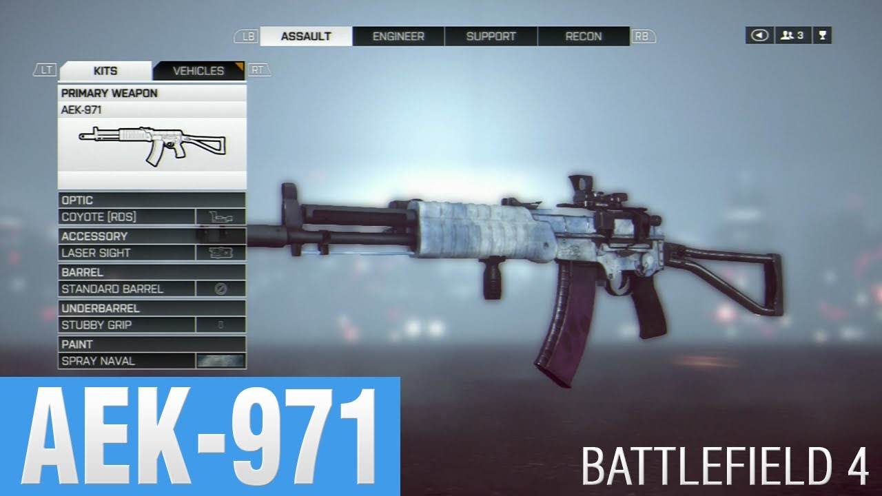 Battlefield 4 - Assault Rifle - AEK-971 & 44 Magnum