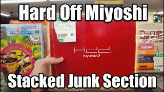 Stacked Junk Section! Tons of retro gaming deals at Hard Off Miyoshi!