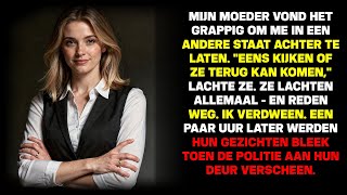 Mama vond het grappig me in een andere staat achter te laten. 'EENS KIJKEN OF ZE KAN...'