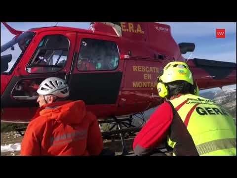 Rescate montañero en la Bola del Mundo