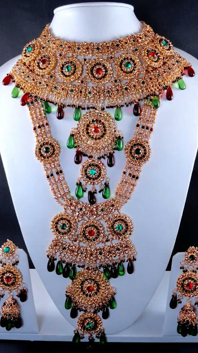 necklace earrings set 🥀🥰❤🥀👌🏻👍🏻#sabscrab #like #comments#gulnazshaikh999