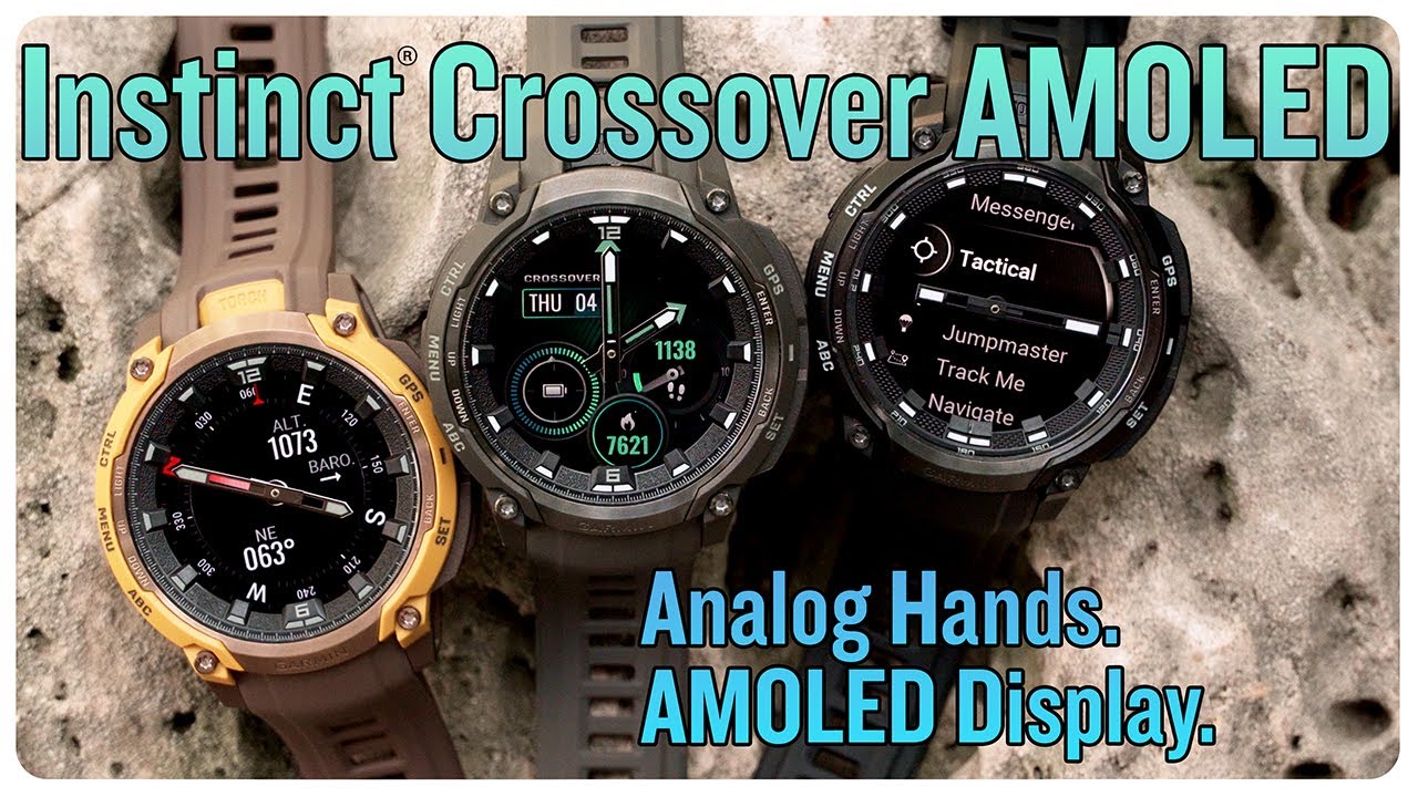 Instinct Crossover AMOLED | The Ultimate Hybrid Adventure Watch