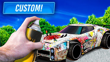 Rocket League MODDED Decals Tutorial! (Fennec, Dominus, Skyline...