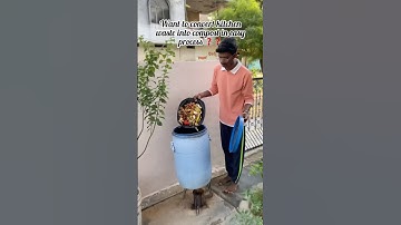 Want to convert kitchen waste into compost in just 20 days 🌱❓