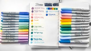 Sharpie Mystic Gems Ultrafine Markers - Assorted Colours - 12 Pack