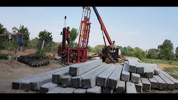 ép cọc bê tông gia ra