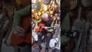 G.amendt Testing Tenor Guitar By Paul Beuscher