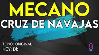 Video thumbnail of "Mecano - Cruz De Navajas - Karaoke Instrumental"