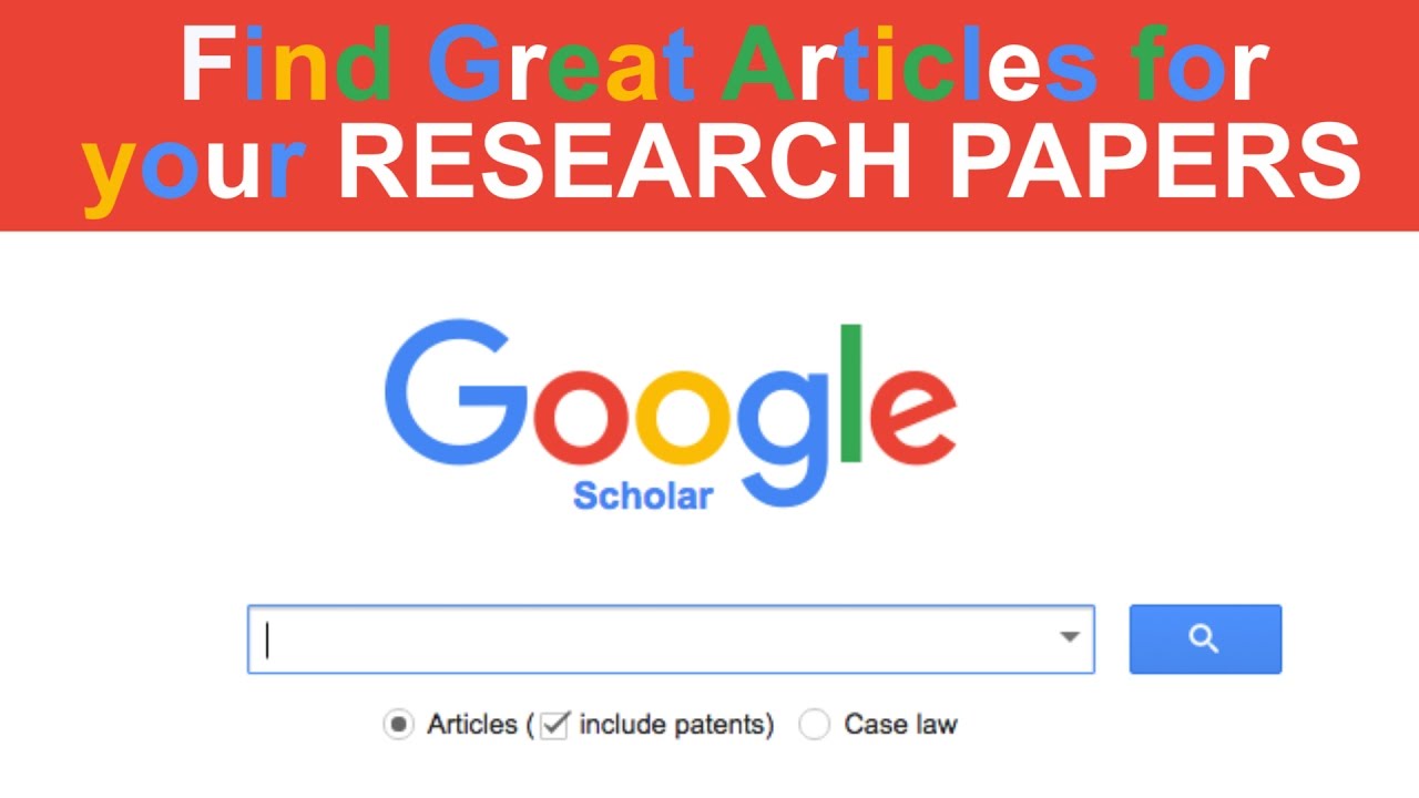 finding resources for research papers