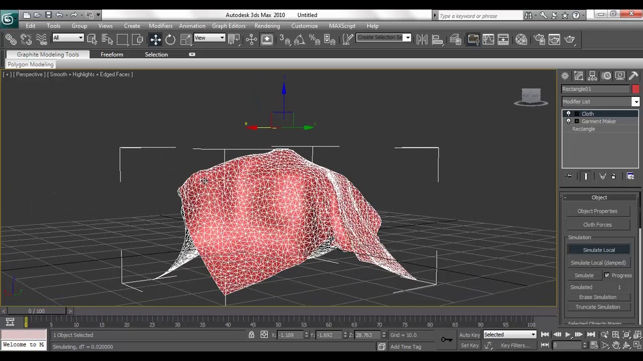Reproducere klima Støv 3ds Max Animation Tutorial: How to Simulate Cloth using Garment maker and  Cloth Modify - YouTube