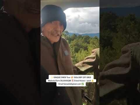 ✨ UNIQUE FARM Tour 🔥 180k GBP OFF GRID Walnuts Farm 30,000SQM ‼️3 bed House + pool 👌