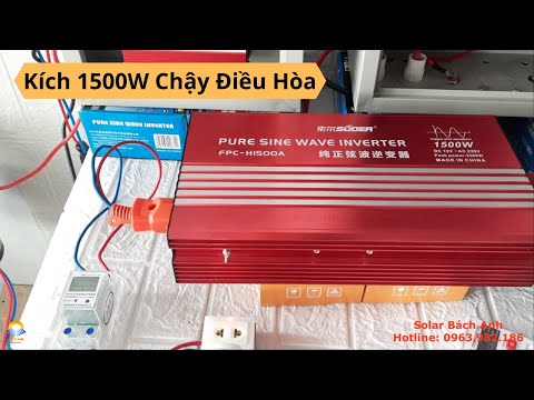 Video Chậy Điều Hòa Với Kích 1500W (Suoer _ FPC - H1500A) ||... - youtube