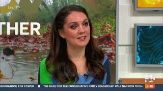 Its a Monster Good Morning Britain reports on Hurricane Milton | 8 October 2024 | Just Stop Oil
♻ Please consider donating 1 hours wage every month: https://juststopoil.org/donate/
🎦 Join a National Zoom Session: https://juststopoil.org/zoom
🧑🏾🤝🧑🏻 Attend a talk online or in person: https://juststopoil.org/events/
✍🏻 Sign up to step up with us: https://juststopoil.org/sign-up/
Carry on emitting today and hope at some future date huge carbon sucking technology will solve the problem. Yet we know carbon is killing today, and global emissions are still rising.
Oil is more valuable than our culture, our heritage, our bodies. More valuable than the beautiful web of life on earth, more valuable than home.
#juststopoil
#climatecrisis
#globalwarming Its a Monster Good Morning Britain reports on Hurricane Milton | 8 October 2024 | Just Stop Oil