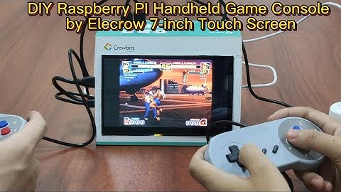 DIY My Portable Raspberry PI Handheld Game Console by Elecrow 7-inch Touch Screen