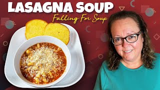 COZY FALL SOUP RECIPE | WHATS FOR DINNER | LASAGNA SOUP