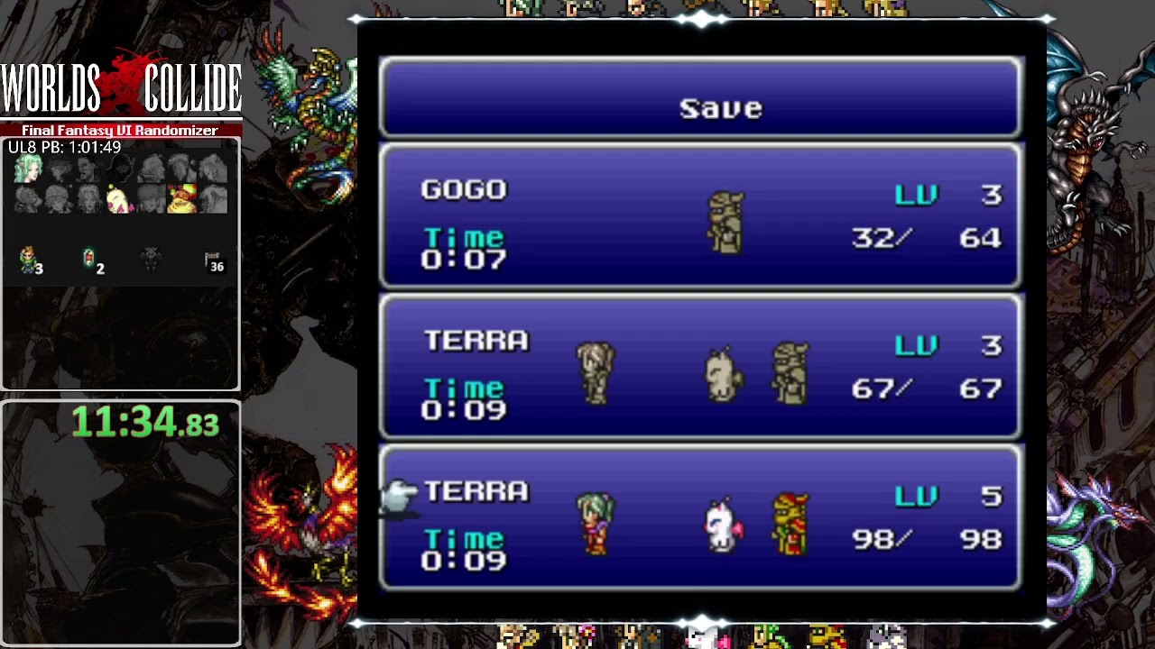 Final Fantasy 6 Worlds Collide - Chupon Championship Nov Finals - Gogo Translation Experts w/ Leoxe