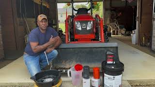 Kioti Kl2510 400 hour transmission oil change with filter and HST filter