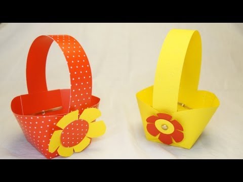 Osterkörbchen basteln - Ostern 2016