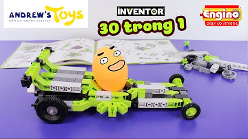 ENGINO INVENTOR Bộ đồ chơi 30 TRONG 1. Anh Khoai Tây được tặng quà!!! - ToyStation 29