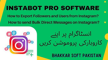 Instabot pro software, Unlimited Instagram Followers Software, BULK MESSAGE SENDER, INSTABOT PRO,