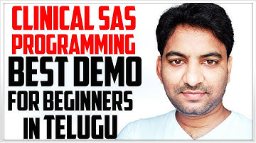 SAS Tutorials For Beginners👍SAS Programming Beginner Tutorial👌Learn Base SAS Programming in Telugu✌️